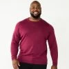 Big & Tall Apt. 9® Crewneck Sweater Navy Purple -Apt. 9 Sales Store unnamed file 525