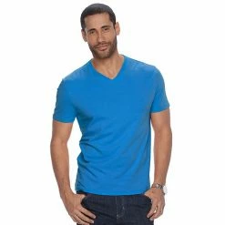 Men's Apt. 9® Solid V-neck Tee Marine Life -Apt. 9 Sales Store unnamed file 54