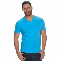 Men's Apt. 9® Solid V-neck Tee Marine Life -Apt. 9 Sales Store unnamed file 55