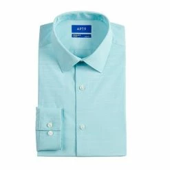 Men's Apt. 9® Premier Flex Extra-Slim Fit Spread-Collar Dress Shirt Black Grid Plaid -Apt. 9 Sales Store unnamed file 553