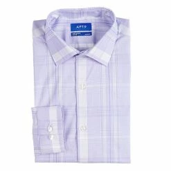 Men's Apt. 9® Premier Flex Extra-Slim Fit Spread-Collar Dress Shirt Black Grid Plaid -Apt. 9 Sales Store unnamed file 558