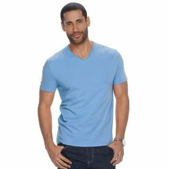 Men's Apt. 9® Solid V-neck Tee Marine Life -Apt. 9 Sales Store unnamed file 56