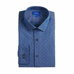 Men's Apt. 9® Premier Flex Extra-Slim Fit Spread-Collar Dress Shirt Black Grid Plaid -Apt. 9 Sales Store unnamed file 560