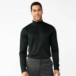 Men's Apt. 9® Mockneck Top Gray