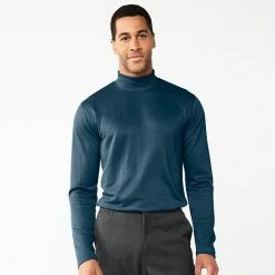 Men's Apt. 9® Mockneck Top Gray -Apt. 9 Sales Store unnamed file 569