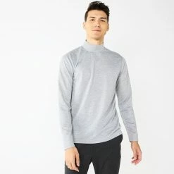 Men's Apt. 9® Mockneck Top Gray -Apt. 9 Sales Store unnamed file 571