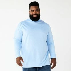 Big & Tall Apt. 9® Turtleneck Coal Blue -Apt. 9 Sales Store unnamed file 576