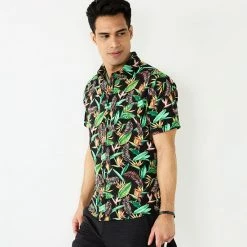 Men's Apt. 9® Athleisure Untucked-Fit Tech Shirt Painterly Camo -Apt. 9 Sales Store unnamed file 583