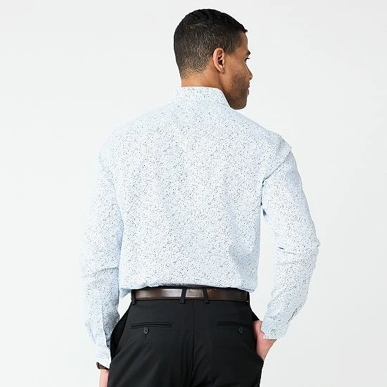 Men's Apt. 9® Premier Flex Regular-Fit Spread-Collar Dress Shirt Light Blue 4 Men's Apt. 9® Premier Flex Regular-Fit Spread-Collar Dress Shirt Light Blue - Image 2