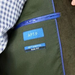 Men's Apt. 9® Premier Flex Slim-Fit Corduroy Sport Coat Olive Corduroy -Apt. 9 Sales Store unnamed file 599