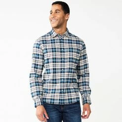 Men's Apt. 9® Slim Untucked-Fit Flannel Shirt Khaki Suede 8 Men's Apt. 9® Slim Untucked-Fit Flannel Shirt Khaki Suede -Apt. 9 Sales Store unnamed file 650