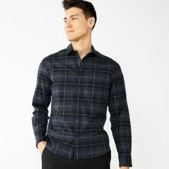 Men's Apt. 9® Slim Untucked-Fit Flannel Shirt Khaki Suede 9 Men's Apt. 9® Slim Untucked-Fit Flannel Shirt Khaki Suede -Apt. 9 Sales Store unnamed file 651