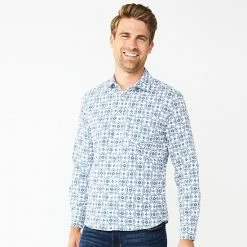 Men's Apt. 9® Untucked-Fit Athleisure Tech Shirt Floral -Apt. 9 Sales Store unnamed file 663