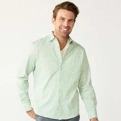 Men's Apt. 9® Untucked-Fit Athleisure Tech Shirt Floral -Apt. 9 Sales Store unnamed file 667