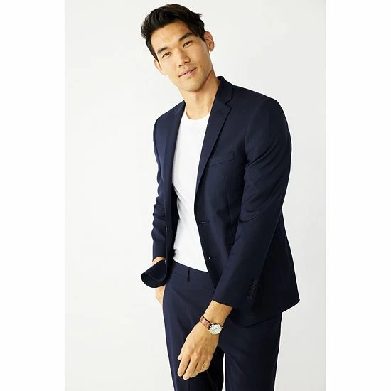 Men's Apt. 9® Premier Flex Performance Extra-Slim Washable Suit Jacket Navy 6 Men's Apt. 9® Premier Flex Performance Extra-Slim Washable Suit Jacket Navy - Image 4