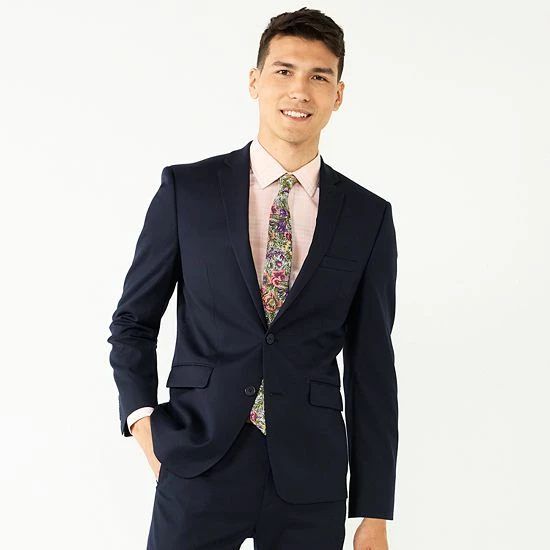 Men's Apt. 9® Premier Flex Performance Extra-Slim Washable Suit Jacket Navy 9 Men's Apt. 9® Premier Flex Performance Extra-Slim Washable Suit Jacket Navy - Image 7