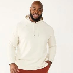 Big & Tall Apt. 9® Premier Flex Hoodie Black