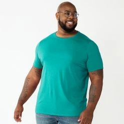 Big & Tall Apt. 9® Core Solid Crewneck Tee Plum -Apt. 9 Sales Store unnamed file 719