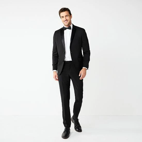 Men's Apt. 9® Nested Tuxedo Suit Set Black Solid 8 Men's Apt. 9® Nested Tuxedo Suit Set Black Solid - Image 6