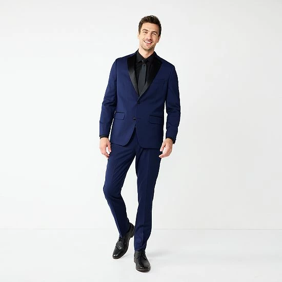 Men's Apt. 9® Nested Tuxedo Suit Set Black Solid 9 Men's Apt. 9® Nested Tuxedo Suit Set Black Solid - Image 7