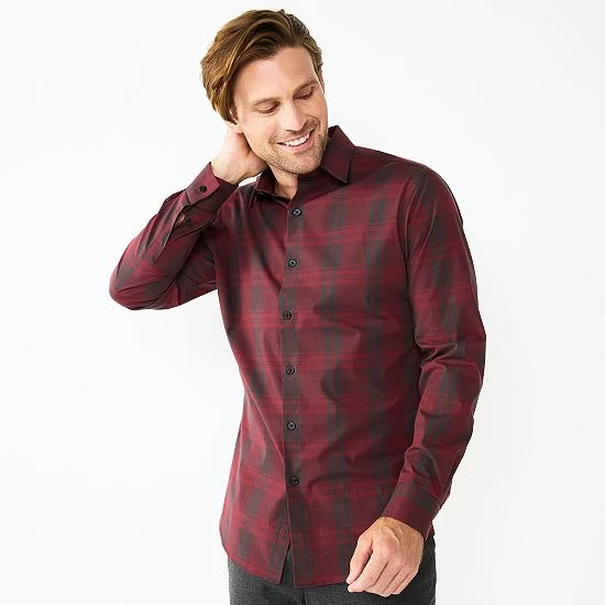 Men's Apt. 9® Premier Flex Regular-Fit Spread-Collar Dress Shirt Light Blue 18 Men's Apt. 9® Premier Flex Regular-Fit Spread-Collar Dress Shirt Light Blue - Image 16