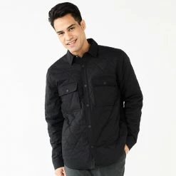 Men's Apt. 9® Quilted Shirt Jacket