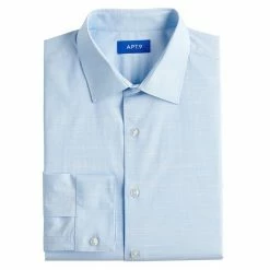 Men's Apt. 9® Premier Flex Regular-Fit Spread-Collar Dress Shirt Light Blue 40 Men's Apt. 9® Premier Flex Regular-Fit Spread-Collar Dress Shirt Light Blue -Apt. 9 Sales Store unnamed file 76