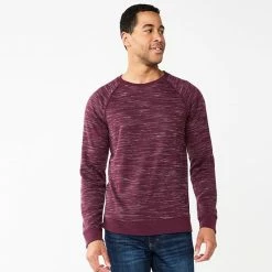 Men's Apt. 9® Raglan Crew Coal Blue -Apt. 9 Sales Store unnamed file 763