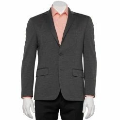 Men's Apt. 9® Premier Flex Slim-Fit Knit Sport Coat Black