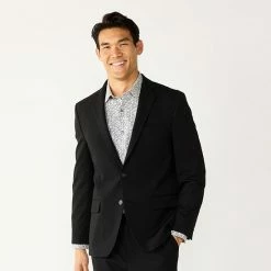 Men's Apt. 9® Premier Flex Knit Slim-Fit Suit Jacket Gray