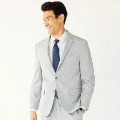 Men's Apt. 9® Premier Flex Knit Slim-Fit Suit Jacket Gray -Apt. 9 Sales Store unnamed file 826