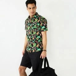 Men's Apt. 9® Slim-Fit Athleisure Tech Shirt Bird Of Paradise