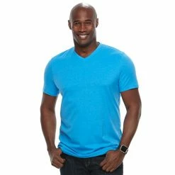 Big & Tall Apt. 9® Core Solid V-Neck Tee Orchid Glamour -Apt. 9 Sales Store unnamed file 865