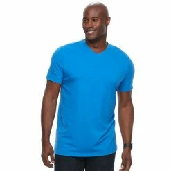 Big & Tall Apt. 9® Core Solid V-Neck Tee Orchid Glamour -Apt. 9 Sales Store unnamed file 866