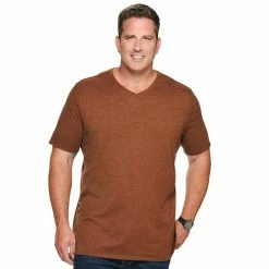 Big & Tall Apt. 9® Core Solid V-Neck Tee Orchid Glamour -Apt. 9 Sales Store unnamed file 868