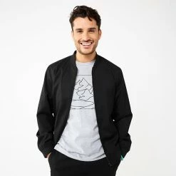 Men's Apt. 9®Premier Flex Slim-Fit Bomber Suit Jacket Black Bomber -Apt. 9 Sales Store unnamed file 904