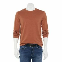 Men's Apt. 9® Premier Flex Standard-Fit Stretch Tee Rust 35 Men's Apt. 9® Premier Flex Standard-Fit Stretch Tee Rust -Apt. 9 Sales Store unnamed file 91